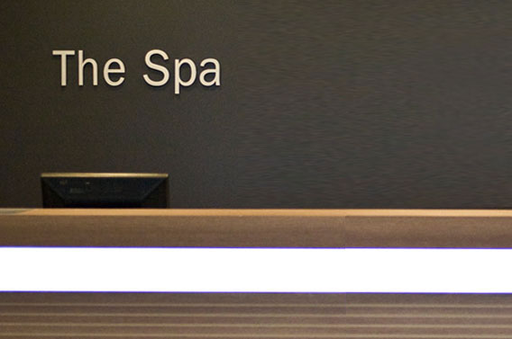 Spa reception desk